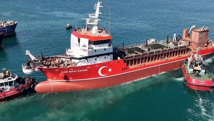 İlk yerli ve milli tarama gemisi suya indirildi