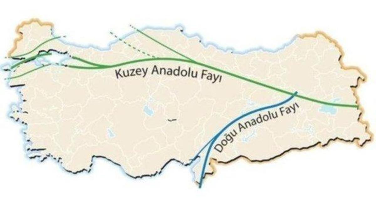 Kuzey Anadolu fay hattı hangi illerden geçiyor? Kuzey Anadolu fay hattındaki deprem nereleri etkiler? 2024 MTA fay hattı haritası