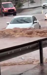 Antalyada kuvvetli yağmur Meteoroloji uyarmıştı, Kaşı sel vurdu