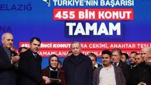 Cumhurbaşkanı Erdoğan, 455 Bininci Afet Konutu Kura Çekimi ve Anahtar Teslimi Töreni'ne katıldı