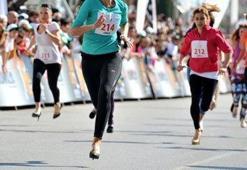 Topukluyla 100 metre koşusu!