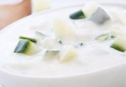 Yumurta akından cacık yaptılar