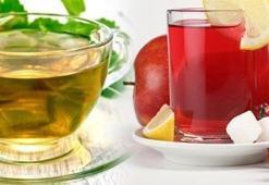 Strese karşı elma ve melisa çayı