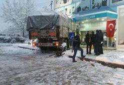 Kamyonla mağazaya giren sürücü konuştu