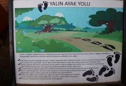 Bu yolda sadece yalın ayak yürünüyor