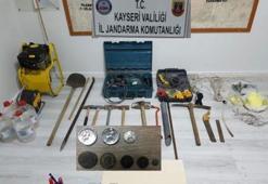 Kayseri'de izinsiz kazı yapanlara operasyon! 9 kişi gözaltına alındı