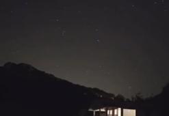 Fethiye semalarında Perseid gök taşı yağmuru