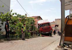 Beşiktaş'ta tır dehşeti kamerada!