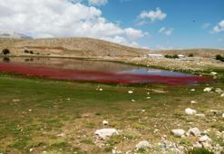 Kanlı Ay'dan sonra göl kırmızıya döndü iddiası