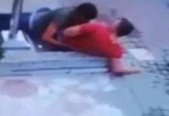 Polisle astsubay arasındaki silahlı kavga kamerada