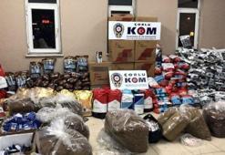 Tekirdağ'da kaçak tütün operasyonu