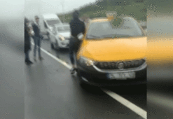 Kavga ettiği sevgilisini metrelerce sürükledi