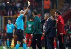 Şenol Güneş sarı kart gördü
