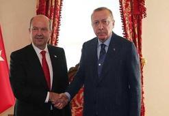 Cumhurbaşkanı Erdoğan, Ersin Tatar ile görüştü