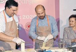 'Cemre Çarşısı'nda yemek yaptılar