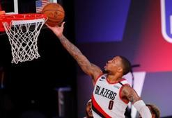 Damian Lillard takımını galibiyete taşıdı