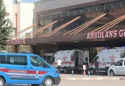 Suriye sınırında askeri araç devrildi