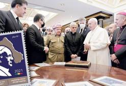 Papa'nın ziyaretinde harita rezaleti! ‘Büyük Kürdistan’ propagandası yaptılar