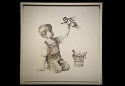 Banksy'nin sağlık çalışanlarına bağışlayacağı eseri rekor fiyata satıldı