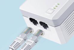 Powerline adaptörler evdeki elektrik şebekesini internet ağına dönüştürebiliyor