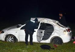 Antalya'da otomobil takla attı: 1 ölü, 4 yaralı
