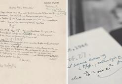 Einstein tarafından yazılan mektup 1,2 milyon dolara satıldı