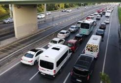 Son dakika: İstanbul'da trafik yoğunluğu yaşanıyor! Köprü geçişlerinde trafik...