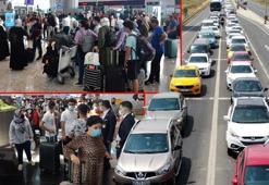 İstanbul'un havalimanlarında rekor kırıldı! Tekirdağ'da araç kuyruğu! İşte bayram dönüşü son durum