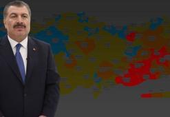 Bakan Koca sıcak gelişmeyi duyurdu! Koronavirüs risk haritasında son durum
