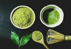 Yeşil çayı bile geçti... Antioksidan kaynağı Matcha çayı ile kek de yapılabiliyor