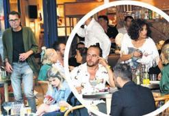 Cem Aydın ile Nehir Erdoğan, görüntülendiklerini fark edince panikledi