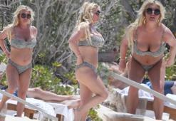Jessica Simpson ile eşi Eric Johnson tatilde