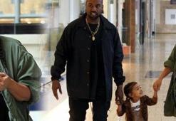 Kim Kardashian eşi ve kızıyla görüntülendi