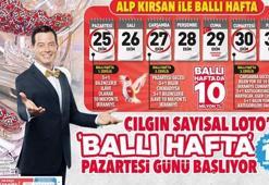 Çılgın Sayısal Loto'da 'Ballı Hafta' pazartesi günü başlıyor