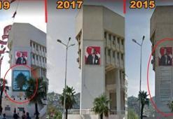 Gençliğe Hitabe levhasını kesip ters çevirip mazgalları kapattılar! Valilik devreye girdi