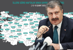 Koronavirüs vaka haritası paylaşıldı! Zirvedeki 10 il: Amasya, Kırşehir, Aksaray, Denizli, Yozgat, Çorum, Samsun, Tunceli, Eskişehir ve Artvin