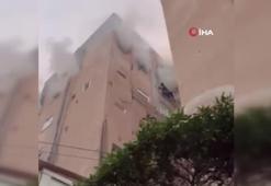 Yangından kaçan kişi çamaşır ipleri sayesinde hayatta kaldı