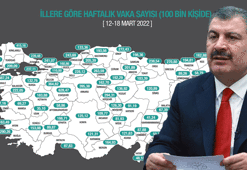 Koronavirüs vaka haritası paylaşıldı! Sağlık Bakanı Fahrettin Koca duyurdu