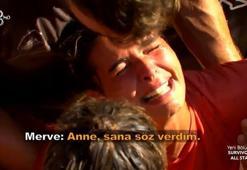 Survivor Merve diskalifiye oldu! Herkesi ağlattı: Anne sana söz verdim