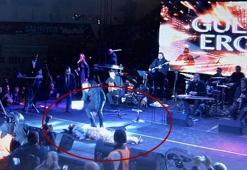 Gülben Ergen sahnede bayıldı! Konser sona erdi