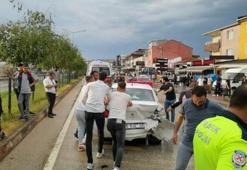 Bursa'da zincirleme kaza: 2'si çocuk 8 yaralı