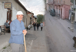 Karşısına çıkan ayıyı bağırarak korkutup kaçırdı