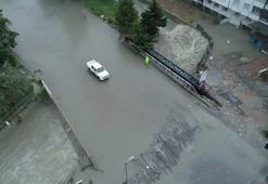 Esenyurt'taki sel felaketi böyle görüntülendi