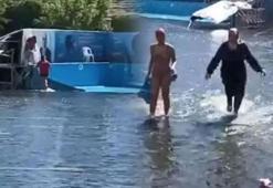 İstanbul'un göbeğinde korku dolu anlar! 'Tsunami gibiydi'