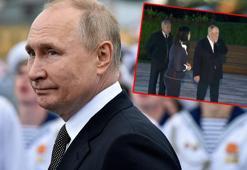 Yeni görüntüleri olay yarattı! Putin, sağ kolunu kullanamıyor
