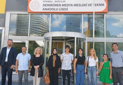 Demirören Medya Mesleki ve Teknik Anadolu Lisesi’nin en başarılı öğrencileri okulunu ziyaret etti