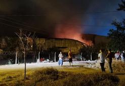 Adana'da geri dönüşüm fabrikasında yangın