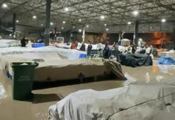 Muğla'da semt pazarı sular altında kaldı