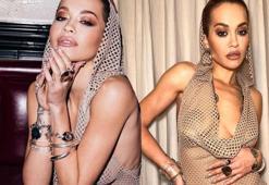 Rita Ora soğuğa meydan okudu