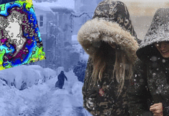 İstanbul kar yağışına doyacak! Efsane kış geliyor:  Uydu haritaları 1987 ile aynı